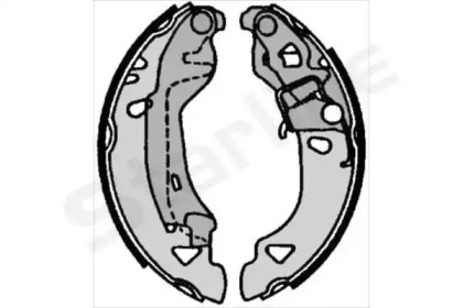 Комлект тормозных накладок STARLINE BC 07080