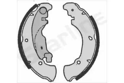 Комлект тормозных накладок STARLINE BC 07160
