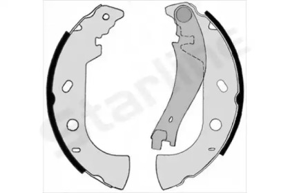 Комлект тормозных накладок STARLINE BC 07250