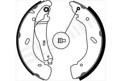 Комлект тормозных накладок STARLINE BC 07790