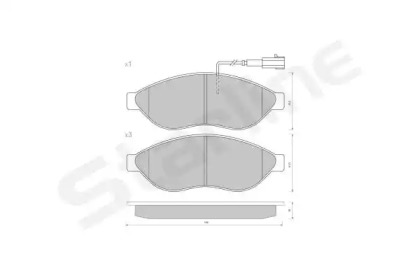 Комплект тормозных колодок STARLINE BD S847P