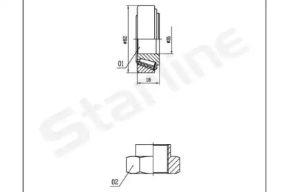 Комплект подшипника STARLINE LO 01431