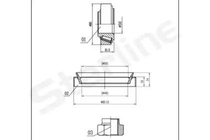 Комплект подшипника STARLINE LO 01444