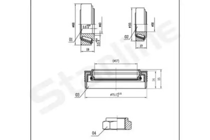 Комплект подшипника STARLINE LO 03429