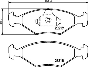 Комплект тормозных колодок COBREQ N-213