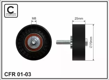 Ролик CAFFARO 01-03