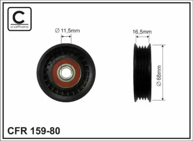 Ролик CAFFARO 159-80