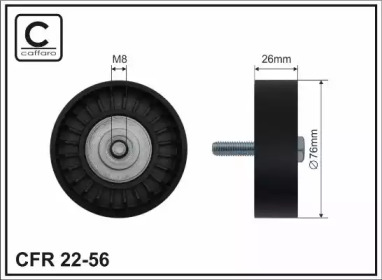 Ролик CAFFARO 22-56