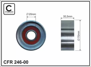 Ролик CAFFARO 246-00