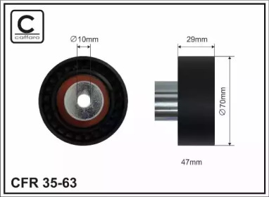 Ролик CAFFARO 35-63