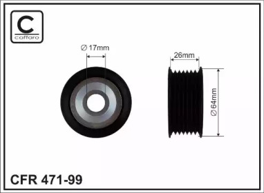 Ролик CAFFARO 471-99