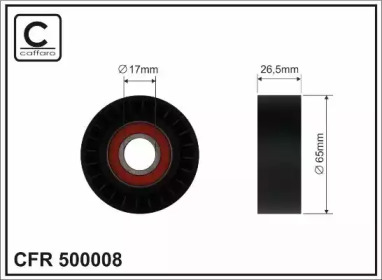Ролик CAFFARO 500008