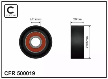 Ролик CAFFARO 500019