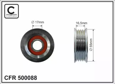 Ролик CAFFARO 500088