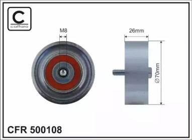Ролик CAFFARO 500108