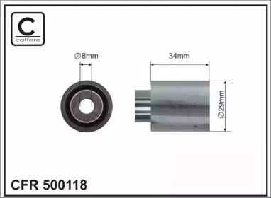 Ролик CAFFARO 500118