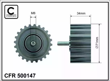 Ролик CAFFARO 500147