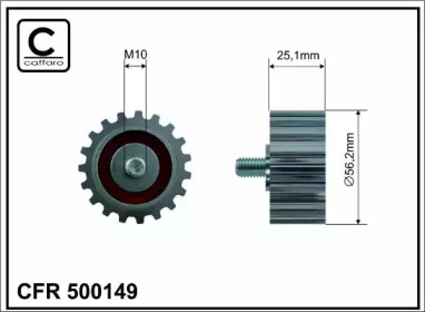 Ролик CAFFARO 500149