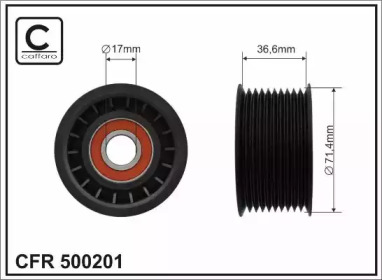 Ролик CAFFARO 500201