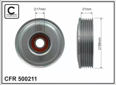 Ролик CAFFARO 500211