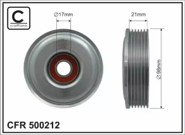 Ролик CAFFARO 500212