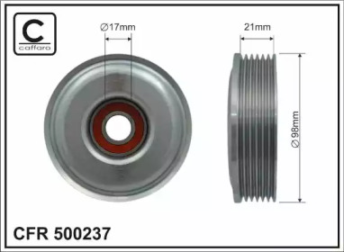 Ролик CAFFARO 500237