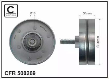 Ролик CAFFARO 500269