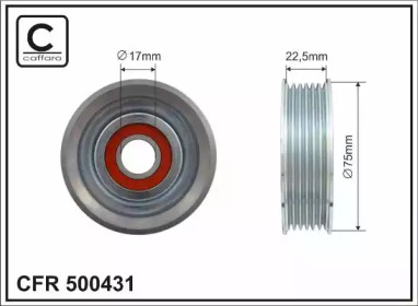Ролик CAFFARO 500431