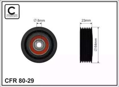 Ролик CAFFARO 80-29