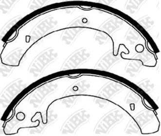 Комлект тормозных накладок NiBK FN0511