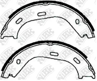 Комлект тормозных накладок NiBK FN0516