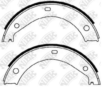Комлект тормозных накладок NiBK FN0527