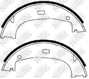 Комплект тормозных колодок, стояночная тормозная система NiBK FN0544