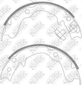 Комлект тормозных накладок NiBK FN0569