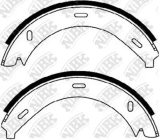 Комлект тормозных накладок NiBK FN0571
