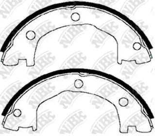 Комлект тормозных накладок NiBK FN0577