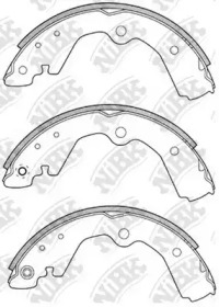 Комлект тормозных накладок NiBK FN1198