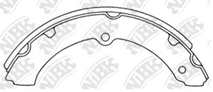 Комлект тормозных накладок NiBK FN2294
