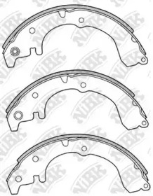 Комлект тормозных накладок NiBK FN2313