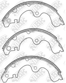Комлект тормозных накладок NiBK FN2326
