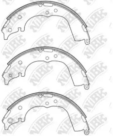 Комлект тормозных накладок NiBK FN2330