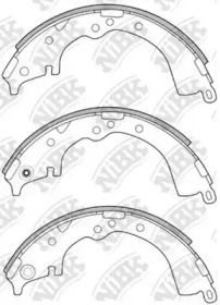 Комлект тормозных накладок NiBK FN2335