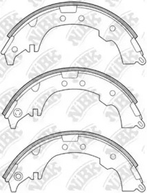 Комлект тормозных накладок NiBK FN2339