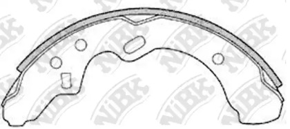 Комлект тормозных накладок NiBK FN3358