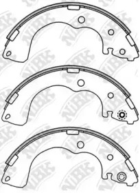 Комлект тормозных накладок NiBK FN3402