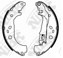 Комлект тормозных накладок NiBK FN41002