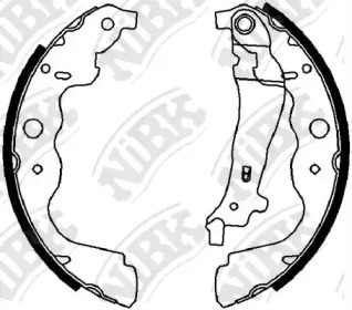Комлект тормозных накладок NiBK FN43551