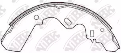 Комлект тормозных накладок NiBK FN4431