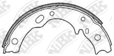 Комлект тормозных накладок NiBK FN4443