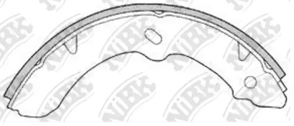 Комлект тормозных накладок NiBK FN4460
